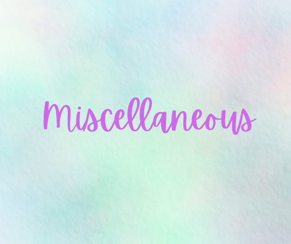 Miscellaneous