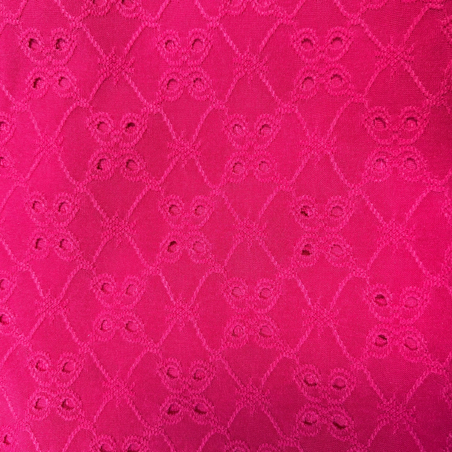 JULY (hot pink eyelet)